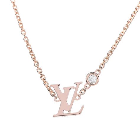 lv pink diamond necklace|louis vuitton diamond necklace.